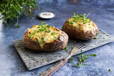 Bakt potet i airfryer