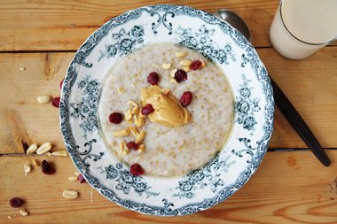 Grøt med knivkuttet havre