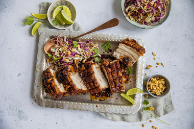 Asiatisk ribbe med hot kålsalat