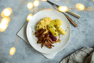 Vegansk "pinnekjøtt"