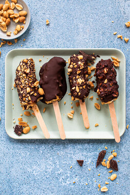 Banan med peanøtter