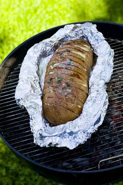 Pull-apart brød på grillen