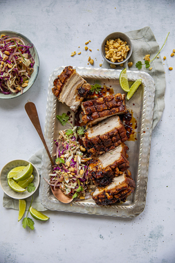 Asiatisk ribbe med hot kålsalat