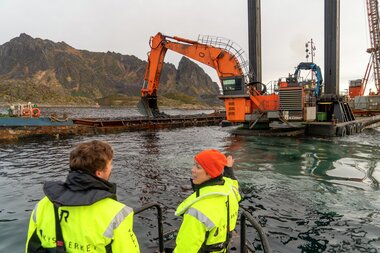 Utbygging feltarbeid Kabelvåg