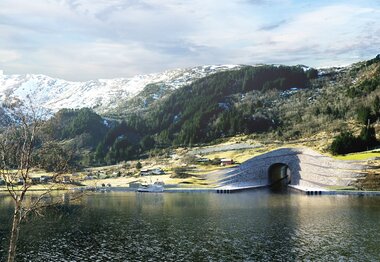Stad skipstunnel - portal Kjøde
