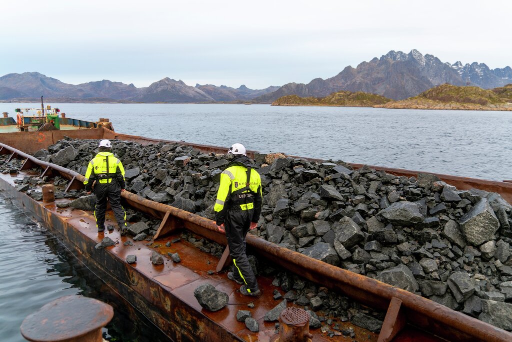 Utbygging feltarbeid Kabelvåg