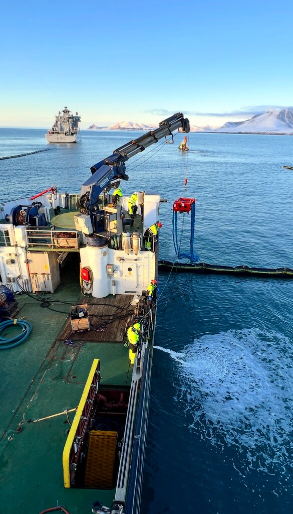 Øvelse på Svalbard 2025