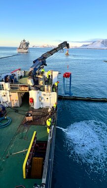 Øvelse på Svalbard 2025