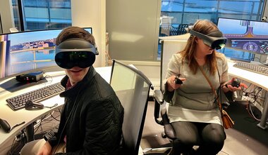 VR simulator digital tvilling lostjenesten