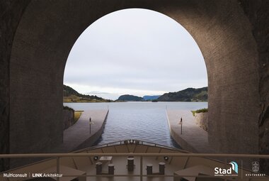 Stad skipstunnel – utseiling i Moldefjorden