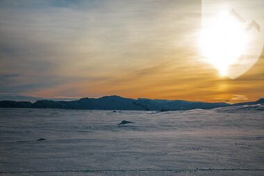 Solnedgang på Valdresflya