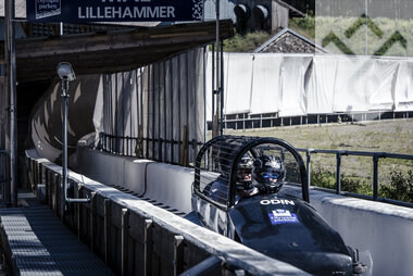 Hjulbob i Lillehammer Olympiske Bob- og Akebane