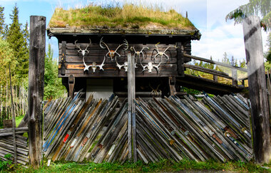 Utendørs på Telemarkstunet