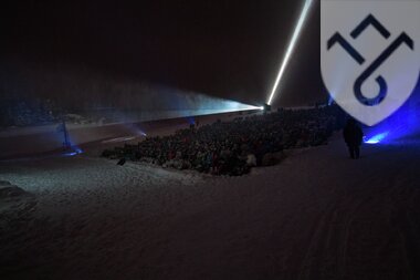 Filmvisning i bakken på Beitostølen