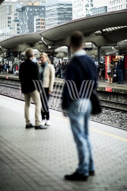 På plattformen på Oslo S