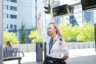 Konduktør gir signal