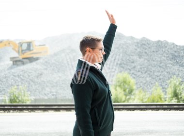 Konduktør gir signal