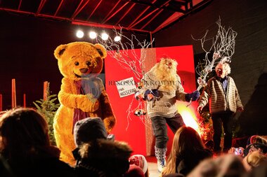 Julegrantenning og jul i Moelv