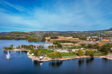 Dronebilder Mjøsparken september 2022