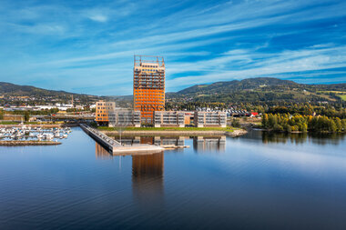 Dronebilder Mjøsparken september 2022