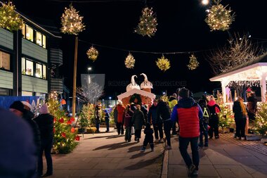 Julegrantenning og jul i Moelv