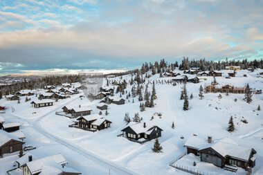 Hytteområdet Birkebeinerbakken  Panorama Sjusjøen