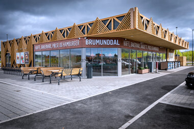 Shell-stasjon i Brumunddal