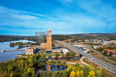 Dronebilder Mjøsparken september 2022