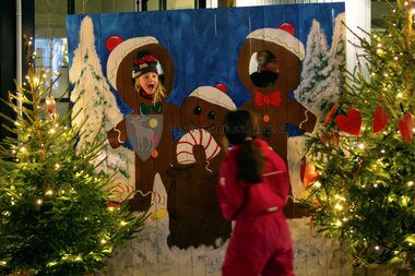 Julegrantenning og jul i Moelv