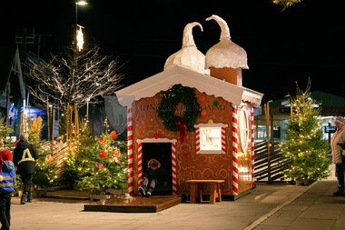 Julegrantenning og jul i Moelv