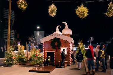 Julegrantenning og jul i Moelv