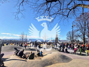 Lekeplassen i Strandgateparken