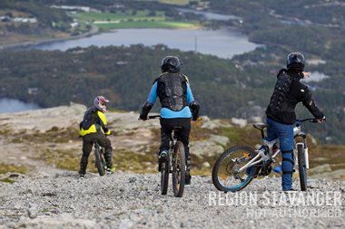 Downhill ved Tjørhomfjellet
