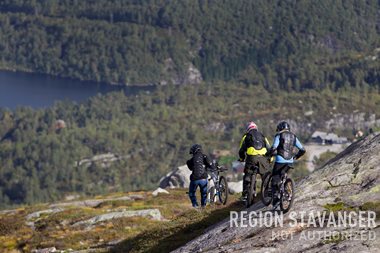 Downhill ved Tjørhomfjellet