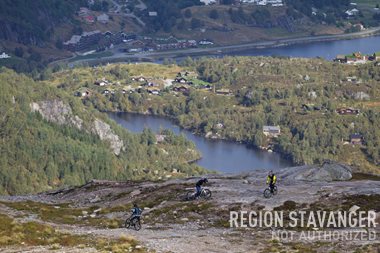 Downhill ved Tjørhomfjellet