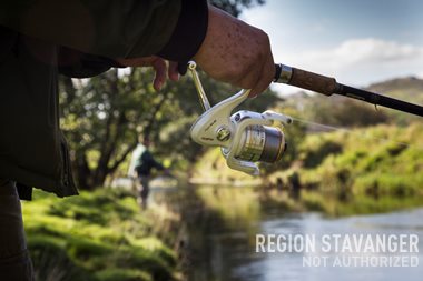 Fisking ved Eikeland Gard, Bjerkreim