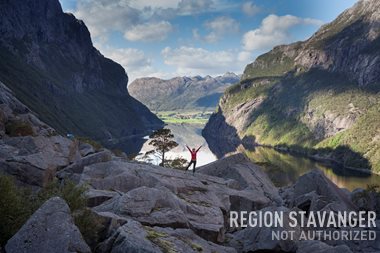 Gloppedalsura, Gjesdal