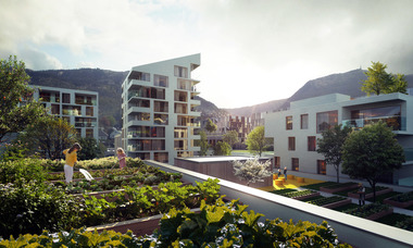 Takhage på Marineholmen