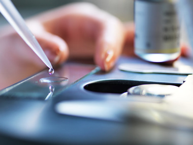 Studenter i laboratorium på Marineholmen