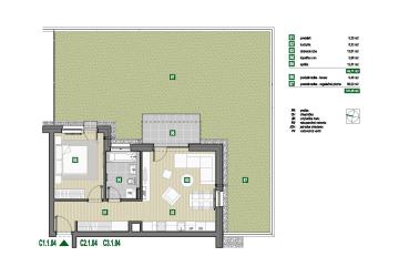 Reality PNORF – novostavba 2i byt s terasou a pozemkom, 153 m2, Limbašská ul.