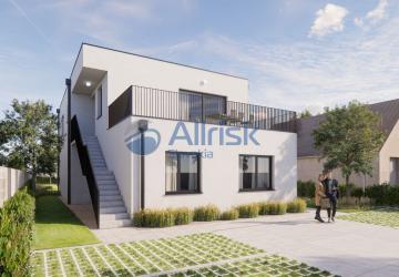 Reality REZERVOVANÉ ! Novostavba : 4-izbový byt 111m2 so záhradou a tromi parkovacími miestami v uzavret