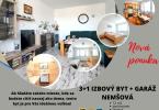 Reality ZNÍŽENÁ CENA! Útulný 3+1 byt s pozemkom v tichej časti Nemšovej – Ľuborča