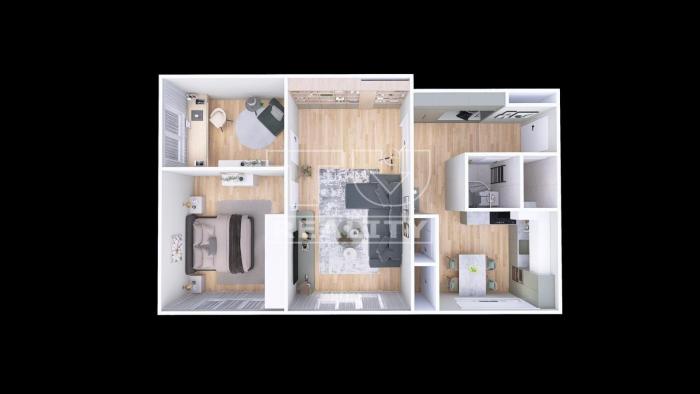Reality EXKLUZÍVNE - 3 IZBOVÝ BYT V RAJCI , 64m2, SLNEČNÝ ,  TICHÁ LOKALITA.