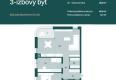 Reality RADO | Rezidencia Karpatská (D.3A), 3i byt 85 m2 s loggiou 6,7 m2, TN