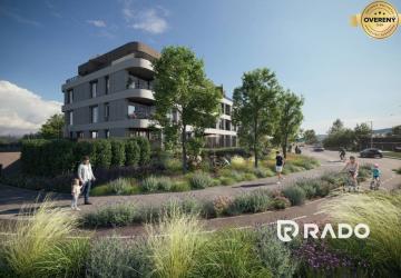 Reality RADO | Rezidencia Karpatská A.1D, 2i byt 56,9m2 s predzáhradkou 40,5m2