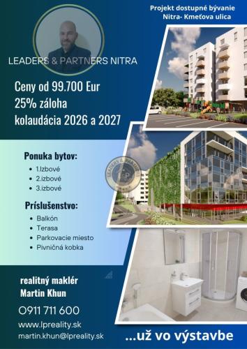 Reality PREDAJ 1izb. BYTOV - NITRA MLYNÁRCE