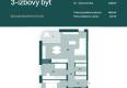 Reality RADO | Rezidencia Karpatská (C.3A), 3i byt 80,3 m2 s loggiou 6,7 m2,TN