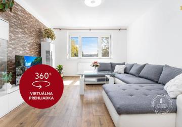 Reality AXIS REAL | Krásny 3-izbový byt s LODŽINOU a PIVNICOU blízko Draždiak