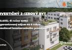 Reality RADO | 2-izbový INVESTIČNÝ BYT | Dubová alej - Ivanka pri Dunaji