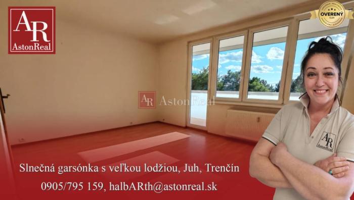 Reality REZERVOVANÉ!  Garsónka, 28m2, lodžia 6m2, čiast. rekonšt., Trenčín